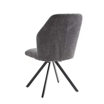 sillas de comedor giratorias gris