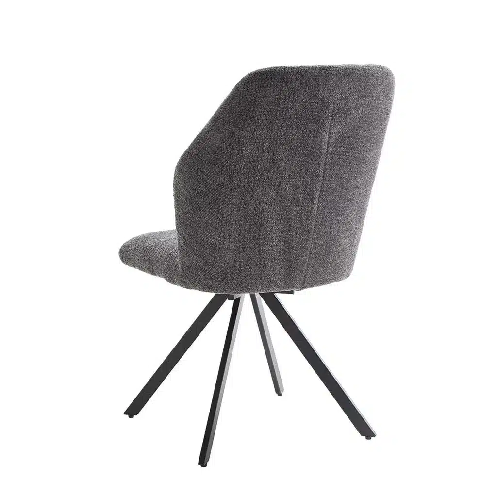 sillas de comedor giratorias gris
