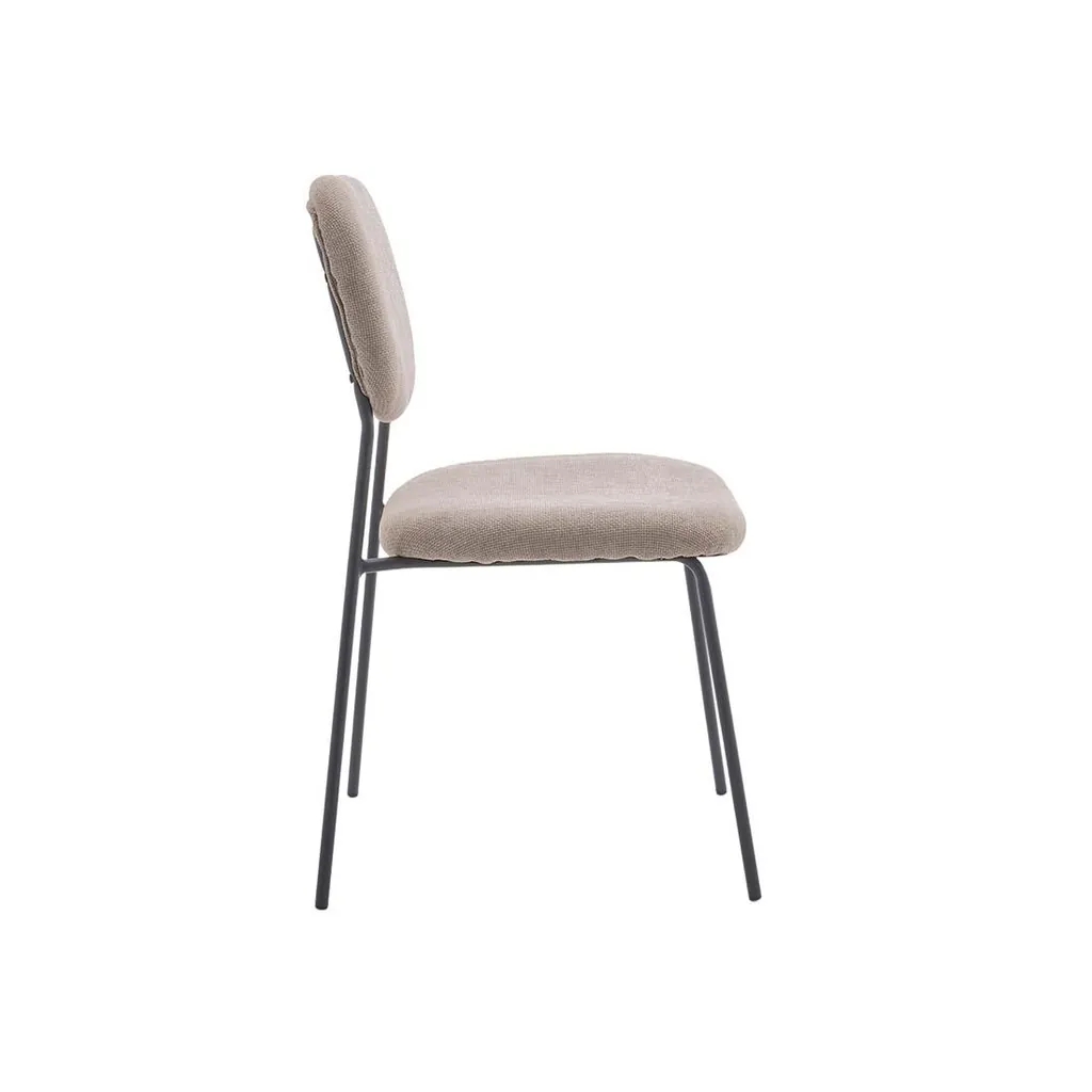 Sillas de tela comedor beige