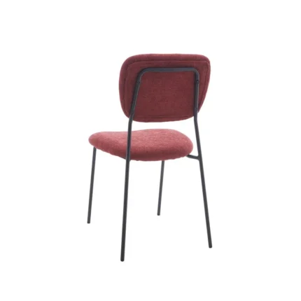 Sillas de tela comedor granate