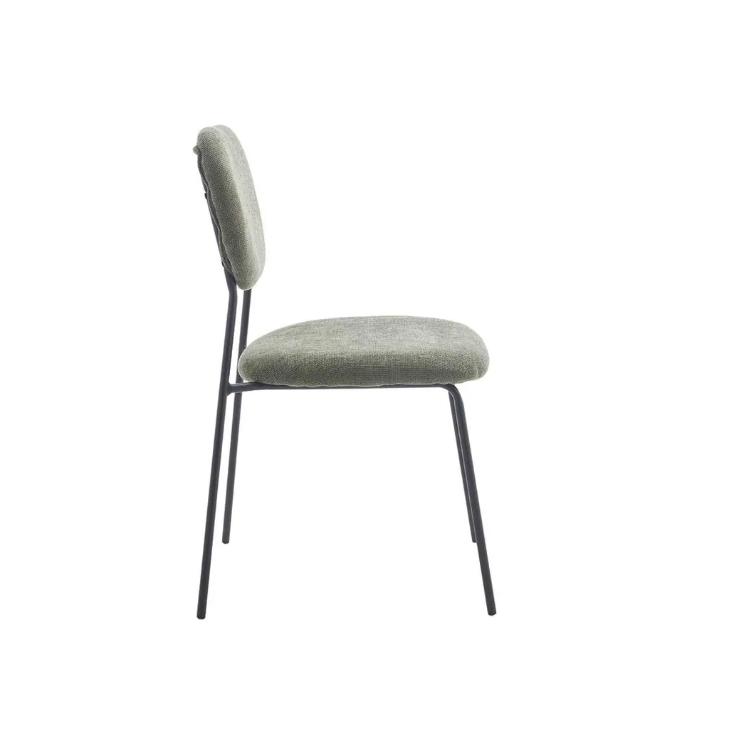 Sillas de tela comedor verde
