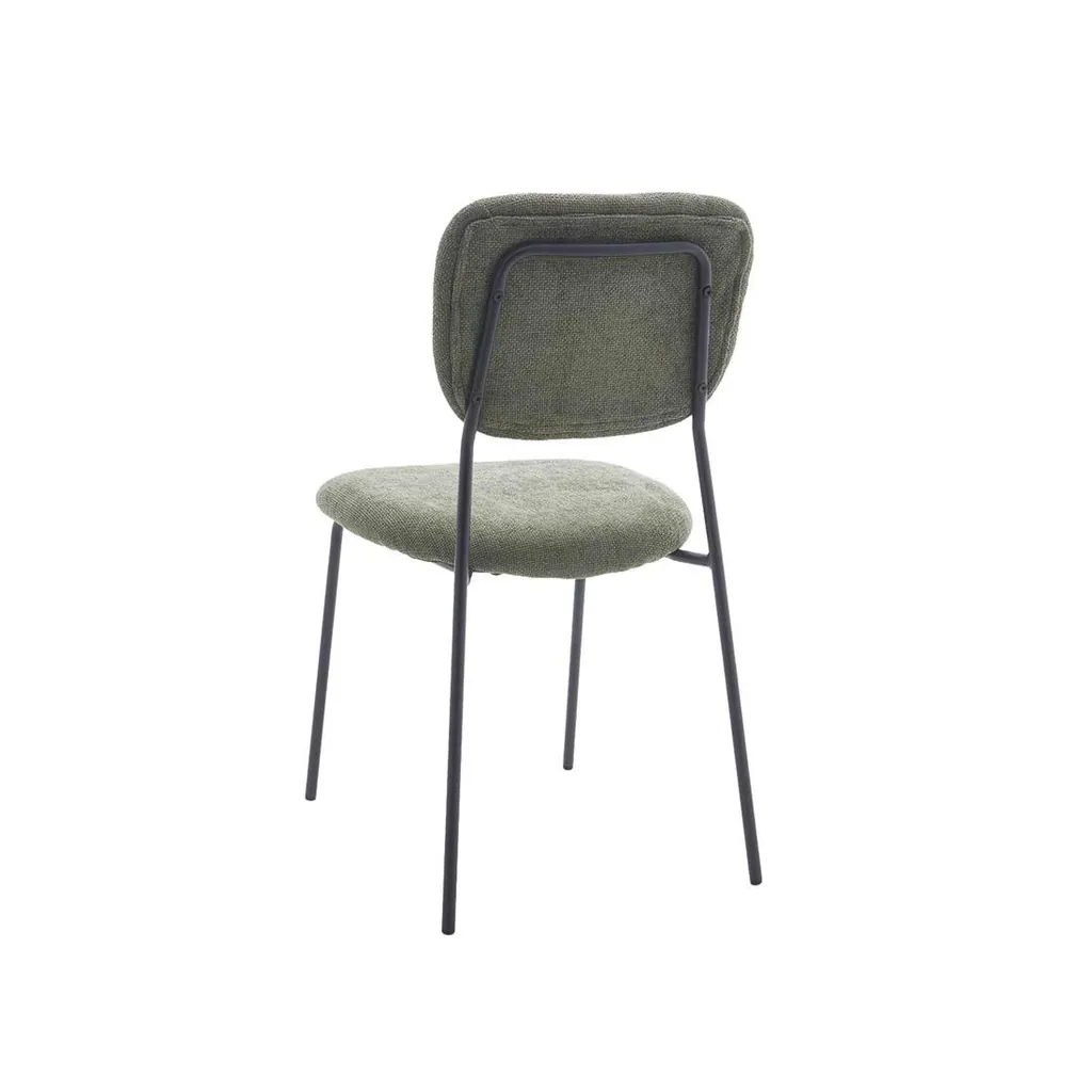 Sillas de tela comedor verde