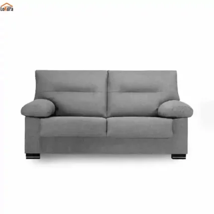 Sofá 3 Plazas 180 cm Hada gris claro con asientos desenfundables