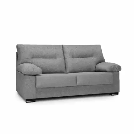 Sofá 3 Plazas 180 cm Hada gris claro vista lateral