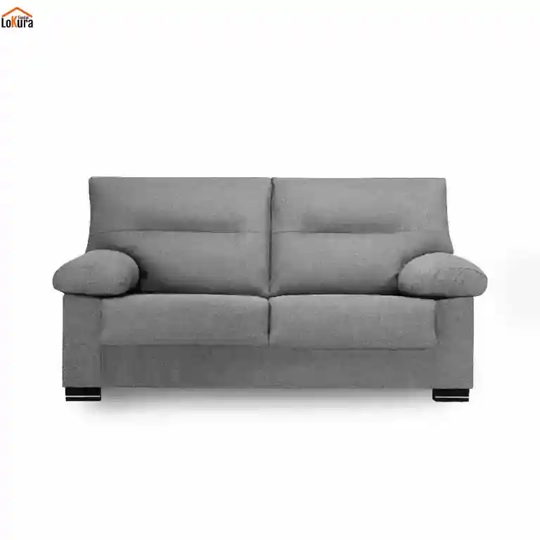 Sofá 3 Plazas 180 cm Hada gris claro con asientos desenfundables