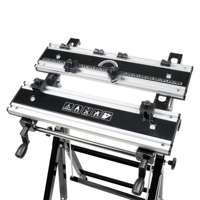 Banco de trabajo ajustable de metal