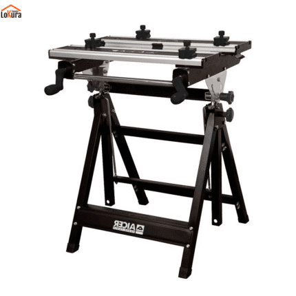 Banco de trabajo ajustable de metal