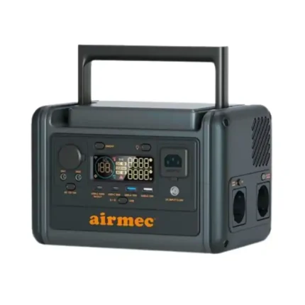 estación de energía portátil Airmec 300W-297Wh con batería LiFePO4 y carga solar