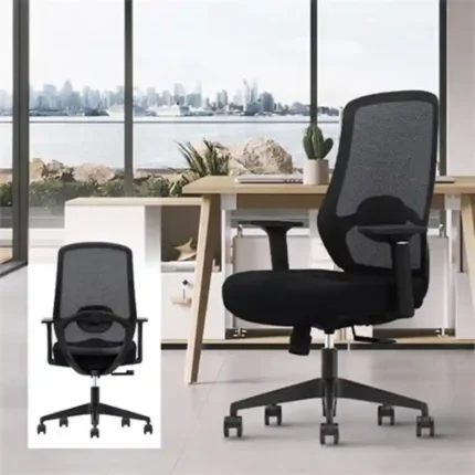 silla de oficina Serie 150 Nodofix en despacho moderno con ventanal
