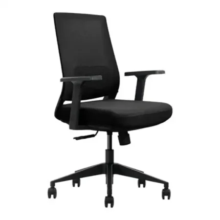 silla de oficina Serie 200 Nodofix vista lateral con apoyabrazos regulable