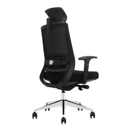 Silla de oficina Serie 650 Nodofix ergonómica negra con respaldo alto