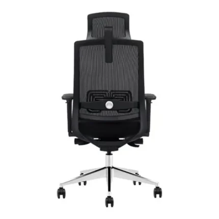 Parte trasera de la silla ergonómica Nodofix Serie 650 con soporte lumbar regulable