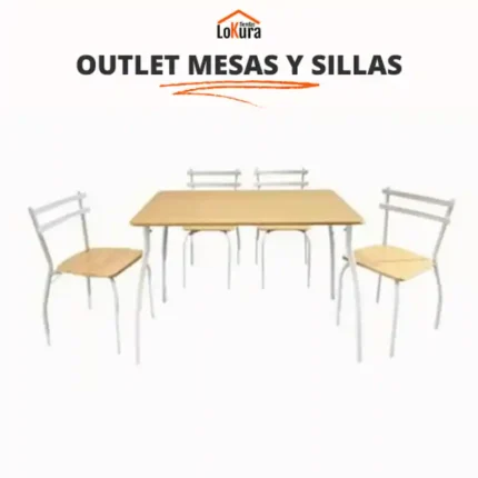 Outlet mesas y sillas