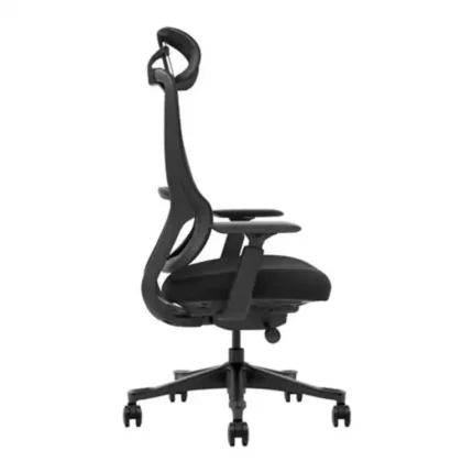 Vista lateral de la silla de oficina Serie 450 Nodofix con asiento deslizante