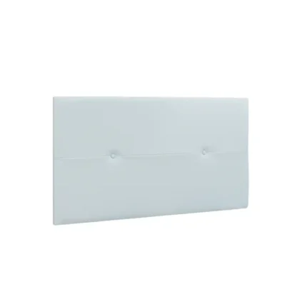 Cabecero 110 polipiel capitoné color blanco 110x55 cm