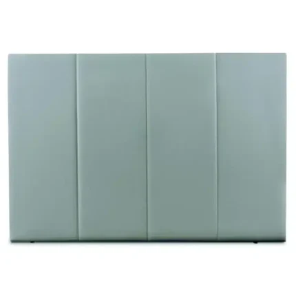 Cabecero cama 110 cm África tapizado en tela gris para cama 90 o 105, 120 cm alto