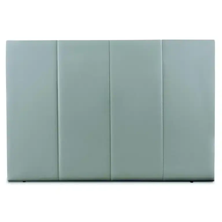 Cabecero cama 160 tapizado África en tela gris, 120 cm alto, para cama 150 o 160
