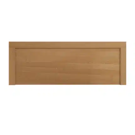 cabecero cerezo 155 cm de madera con moldura para cama 150 vista frontal