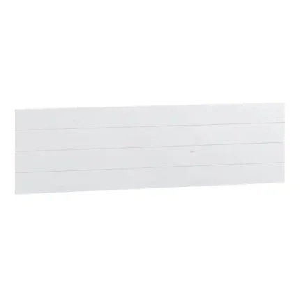 cabecero de madera 150 cm Magda blanco colgado a la pared