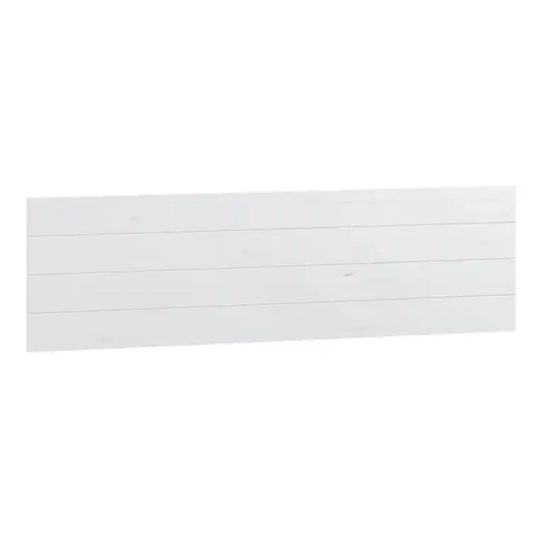 cabecero de madera 150 cm Magda blanco colgado a la pared