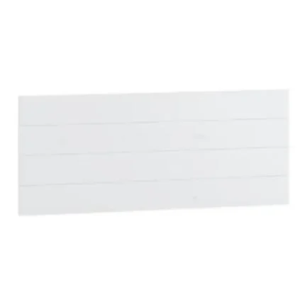 Cabecero para cama individual de madera 110x45 cm color blanco