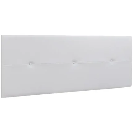 Cabecero polipiel liso 160 PRADO blanco 160x55 cm
