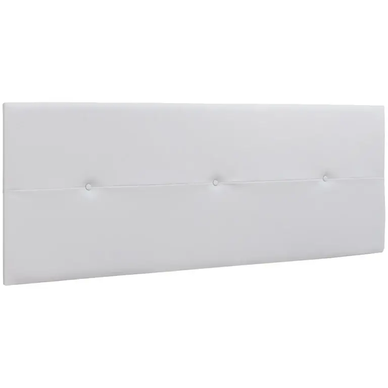 Cabecero polipiel liso 160 PRADO blanco 160x55 cm