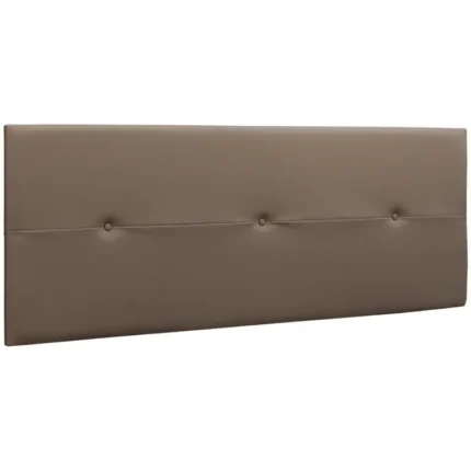 Cabecero polipiel liso 160 PRADO chocolate 160x55 cm