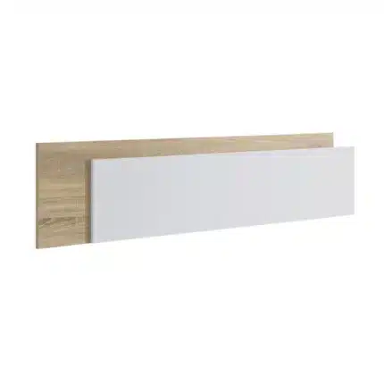 cabecero superpuesto 185 cm cambrian blanco para cama 180 vista frontal