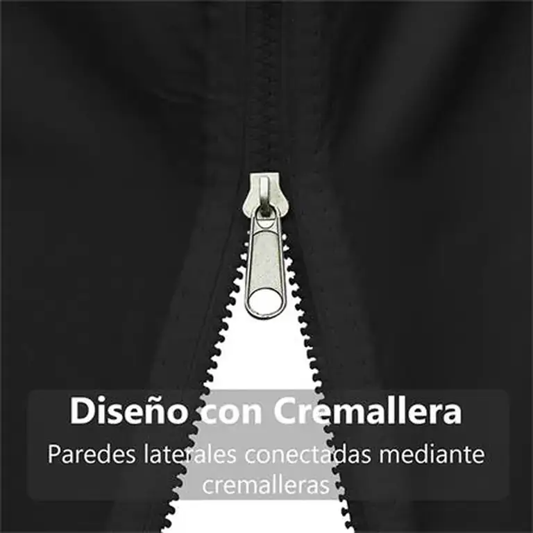 Detalle de carpa profesional 3x3 Donna Garden HEX 50