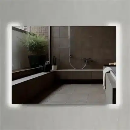 Espejo de baño led 80x60 serie Costa Rica con luz integrada