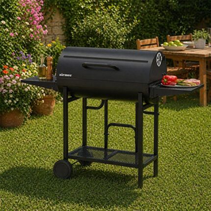 barbacoa carbón Doramas Airmec con estructura para exterior