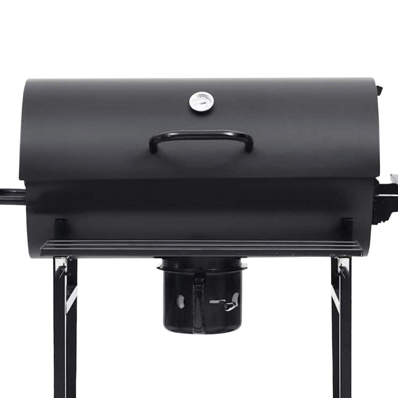 Barbacoa de carbón Jandía Airmec vista lateral