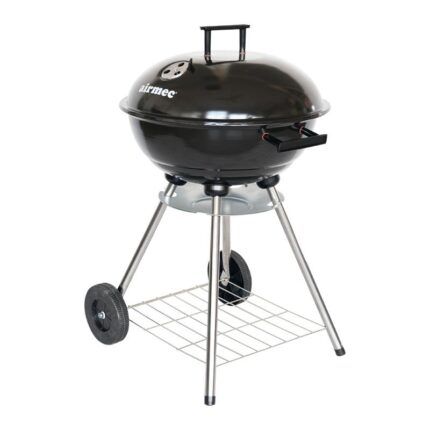 vista lateral de barbacoa carbón Itari Airmec