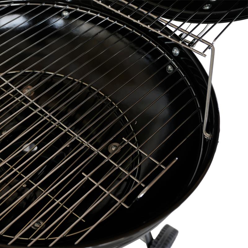 Barbacoa de carbón Oma Airmec vista lateral