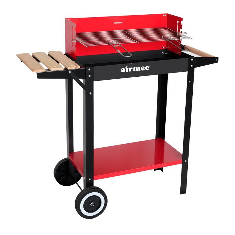 barbacoa carbón Ordesa Airmec con estructura para exterior