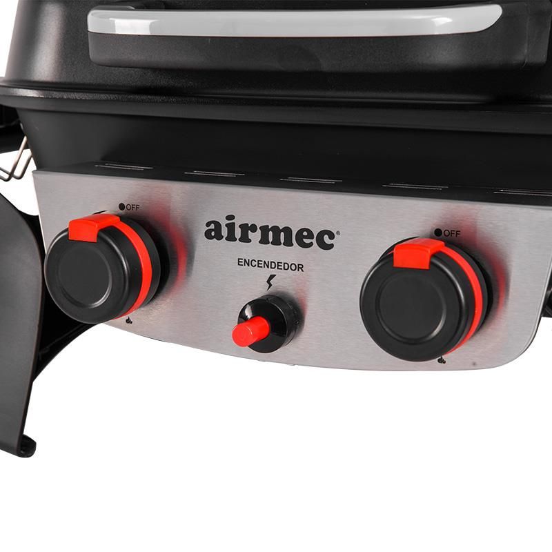 barbacoa gas Tejeda Airmec con estructura para exterior