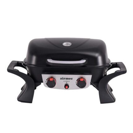 Barbacoa de gas Tejeda Airmec 2 fuegos vista frontal