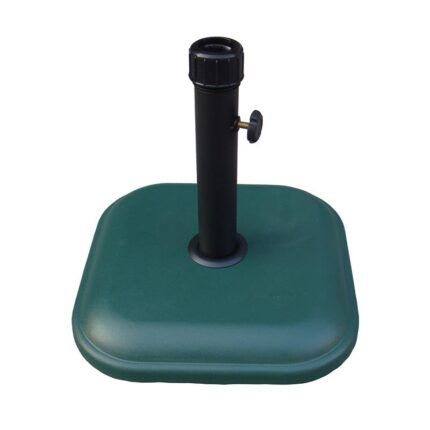 base sombrilla tulum verde 11 kg para exterior