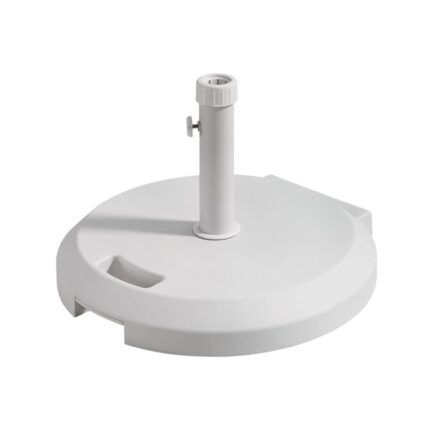 base sombrilla palawan blanca 40 kg para exterior