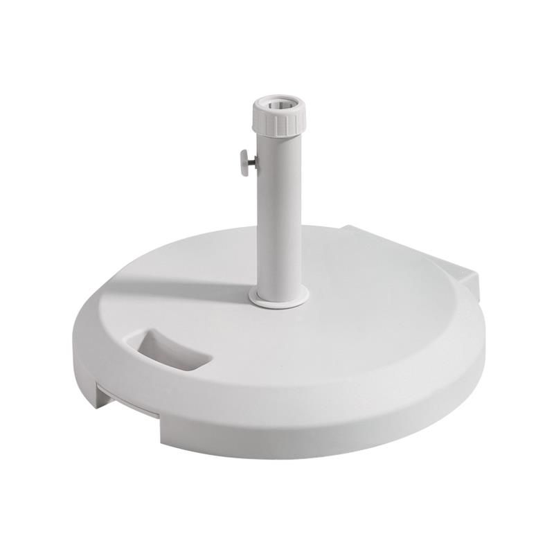 base sombrilla palawan blanca 40 kg para exterior