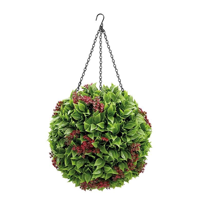 bola artificial colgante Alice 31cm para pared exterior