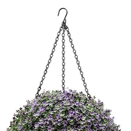 bola artificial colgante Aurora 31cm en composición vegetal