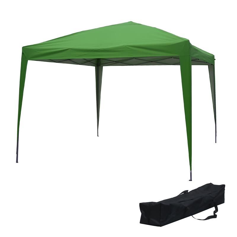 carpa plegable acero 3x3 verde para exterior