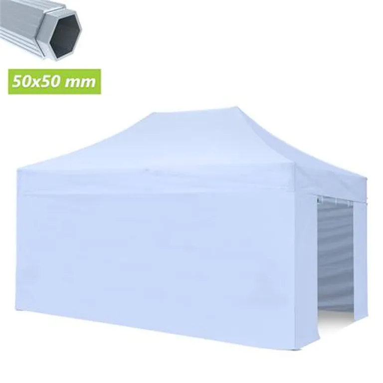 Carpa profesional 4x6 con paredes blanca Donna Garden vista principal