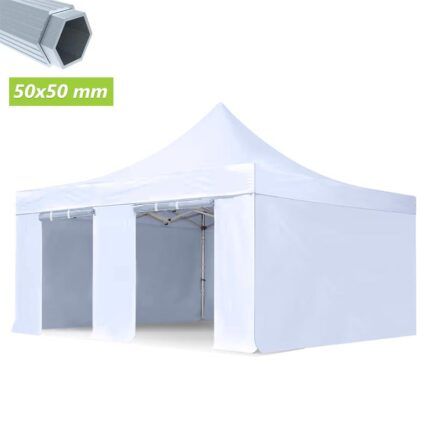 carpa profesional 5x5 blanca para exterior