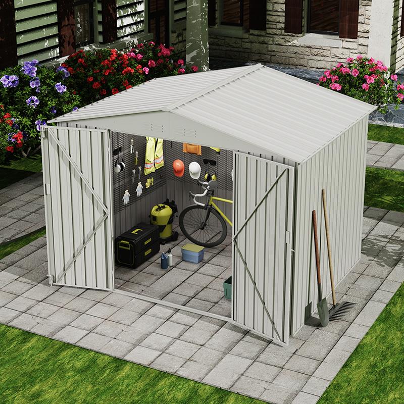 caseta metálica 42m2 vista lateral