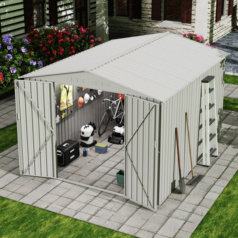 caseta metálica 71m2 vista lateral