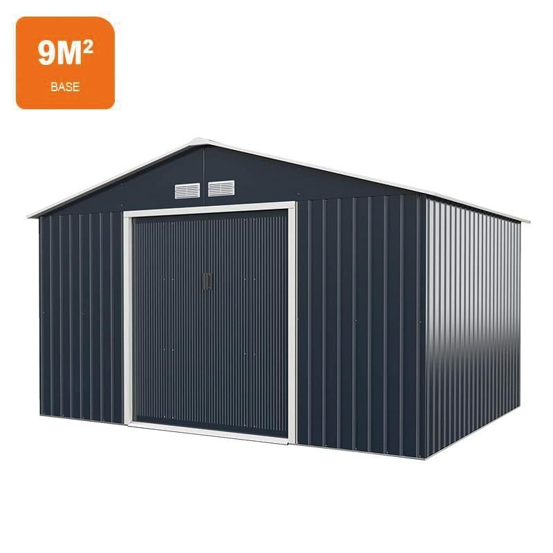 caseta metálica antracita 9m2 Airmec para exterior