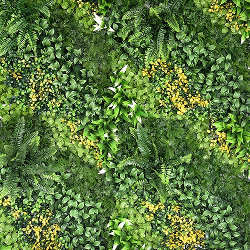 jardín vertical artificial Borgoña 100x100 en composición vegetal